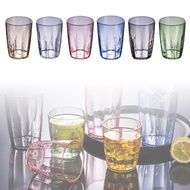 FE 410ml Drinking Glasses Reusable Water Tumblers Unbreakable Shatterproof Beer Cup