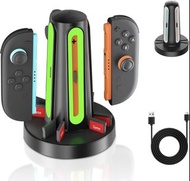 (全新) Switch 2 4合1 Joy-Con 2 充電座連遊戲咭收納架 (DOBE) - 充電器 卡帶收納