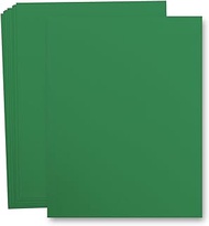 65lb Cover Cardstock Paper - 8.5 x 11 inch - 25 Sheets (Holiday Green)