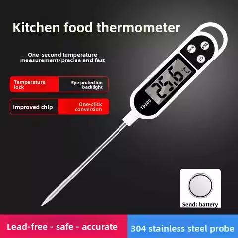 Food Thermometer TP300 Digital Kitchen Thermometer Meat Cooking Probe BBQ Electronic Oven Tool
