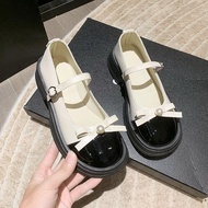 French Style Vintage Mary Jane Leather Shoes