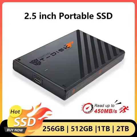 Portable SSD 2.5'' External Hard Drive Disk 256GB 512GB 1TB 2TB USB3.1 Type C IP Model Storage Compa