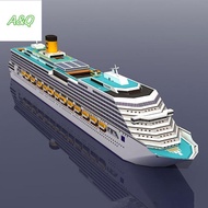 AQ Cruise Ship Paper Model Cruise Ship 3D Paper Model DIY Puzzle Manual Papercrafts VN
