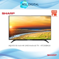 Sharp AQUOS 50 Inch 4K UHD Android TV - 4TC50BK1X