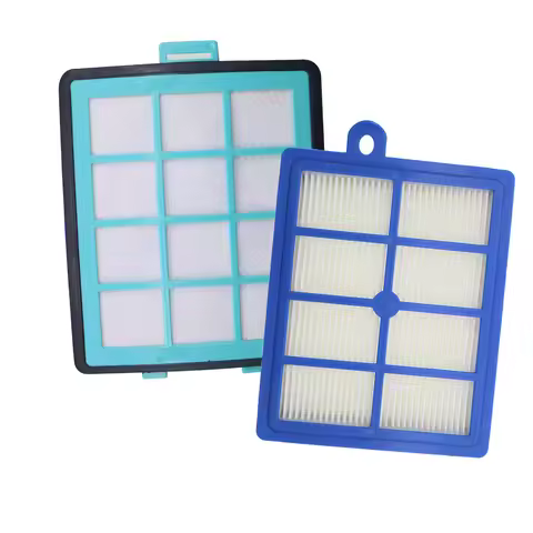 1x Exhaust Vents Filter +1x Intake Vents HEPA Filter For Philips FC8766 FC8767 FC8760 FC8764 Vacuum 