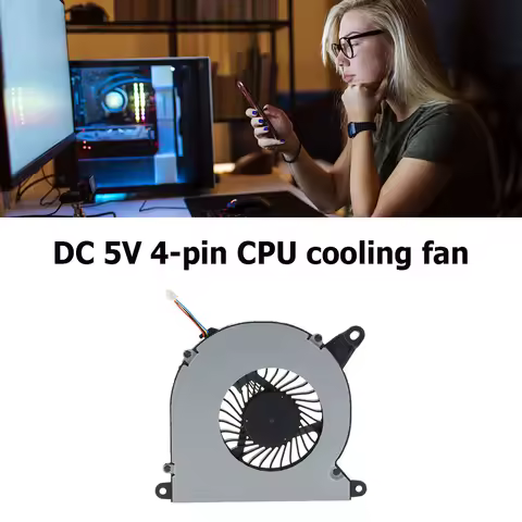 Computer CPU Cooling Fan BSC0805HA-00 CPU Cooler Fan DC5V 4 Pin PC Replacement Fan for Intel NUC8 NU