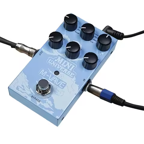 M-VAVE Mini Universe Digital Reverb Guitar Pedal 9 Reverb Effects Room/Shimmer/Lofi/Spring Reveb Eff