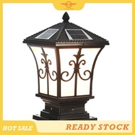 [CloudsMiles] Solar Pillar Light Vintage Style LED Light Outdoor Solar Lamps