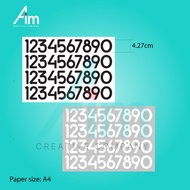 123 Sticker for Balloon / Bubble Balloons / Birthday sticker