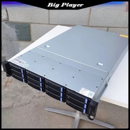 12-bit Server Chassis Computer Chassis Hot-swappable NAS Storage 2U Rack Type