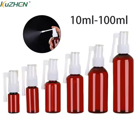 10ml-100ml PET Spray Bottle Elephant Trunk Spray Bottle Nasal Spray Bottle Cosmetic Spray Jars Spray