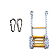 Rope Ladder Escape Ladder Home Lifeline Ladder Outdoor Safety First Aid Round Nylon Soft Ladder Home