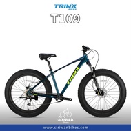 TRINX จักรยานล้อโต ล้อ 26นิ้ว เกียร์ 9สปีด ดิสน้ำมัน เฟรมอลูมิเนียม น้ำหนัก19.5กก. ปี2024 รุ่น T109