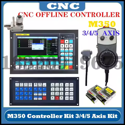 DDCS EXPERT V2 M350 CNC 3axis4axis5axis Offline Controller Kit Is Used For CNC Machining And Engravi