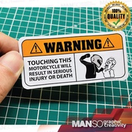 Funny Motorcycle Sticker Decal G168