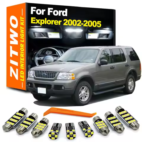 ZITWO 15Pcs Canbus No Error LED Interior Light Kit For Ford Explorer 2002 2003 2004 2005 Car Bulb Do