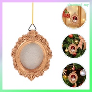 Photo Frame Mini Picture for Display Antique Wedding Frames 8.00X6.00X0.80CM Golden chuancsj