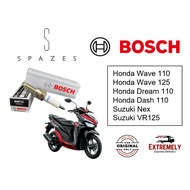 BOSCH Moto Spark Plug Motorcycle B8RTC UR5DC UR6DC Honda Wave Spark Plug (NGK CPR6EA-9)