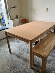 自售 IKEA RÖNNINGE 大延伸桌，樺木桌