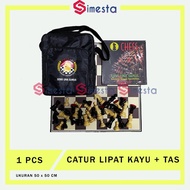 PERCASI Folding Chess Board | Chess Nasional | Foldable Chess Board