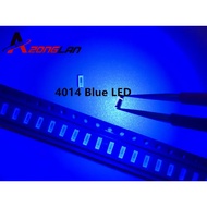 Hight quality blue 0.2w 100PCS chip led 4014 smd led 460-475nm blue 4.0*1.4mm Chip light emitting di