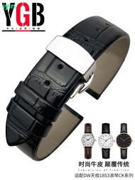 2024คุณภาพสูงใหม่สำหรับ XIN-C ◆ Y12 YGB สายรัดนาฬิกาหนังวัวแท้เหมาะสำหรับ Armani Tissot Mido CK Yibo DW Citizen Chain