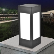 Solar Pillar Light Garden Light Waterproof European Garden Villa Courtyard Coffee Light Outdoor Wall
