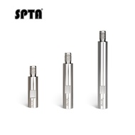 SPTA 1Set Stainless Steel Rotary Extension Shaft Set 75mm 100mm 140mm for Rotary Polisher Extension 