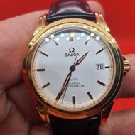 OMEGA deville 18k 黄金手表