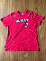 NBA 邁阿密熱火 Wade短T Miami Heat Adidas