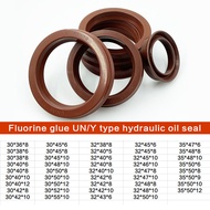 Fluorine UN/Y Type High Temperature Resistant Oil Cylinder Oil Seal Skeletonless Sealing Ring Inner 