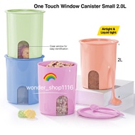 Limited Tupperware One Touch Window Canister Small 2.0L