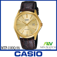 นาฬิกา รุ่น MTP-1183 Casioนาฬิกาข้อมือผู้ชาย สายหนังสีน้ำตาล  รุ่น MTP-1183Q-7A/MTP-1183Q-9Aของแท้ 1