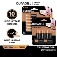 Duracell Alkaline AA/AAA Batteries, 8s/20s
