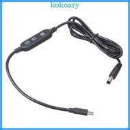 KOK Type C to 5 5x2 1mm 5V 9V 12V 15V 20V Power Connector Charging Cable for Monitoring Cameras Prin