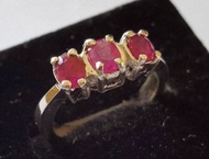 鴿血紅寶石戒指 女士紅寶石戒指 Yaqoot 戒指 淑女紅寶石戒指