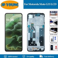 6.72" Original For Motorola Moto G35 LCD Display Touch Screen Sensor Digiziter Assembly For Moto G35