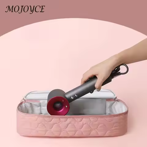 Double-Layer Portable Storage Bag Hair Dryer Organizer Bag Curling Irons Bag for Revlon One-Step Hai