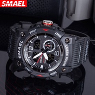 Smael New Outdoor Transparent Watch Men's Outdoor Cool Double Display Waterproof Luminous Electronic