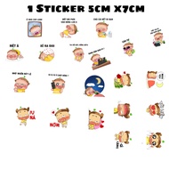 [VG428] 1 akaquyh V1 sticker size 5cmx7cm for motorbikes, fairings, and body in many colors