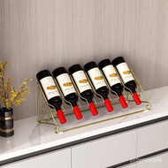 ZZLight Luxury and Simplicity Wine Rack Household Wine Cupboard Storage Rack Inverted Wine Bottle Display Rack Desktop