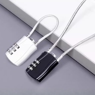 Digit Combination Cable Lock, Multicolor Flexible Wire Password Padlock Portable Travel Suitcase Bac