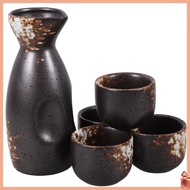 1 Set Retro Sake Set Japanese Traditional Sake Pot Cups Sake Kettle Sake Cups dliyuanai