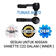 [ HIGH QUALITY ] TIE ROD END SET NISSAN VANETTE C22 DALAM [ INNER ] OR LUAR [ OUTER ] [ 1 SET 2 PC ]