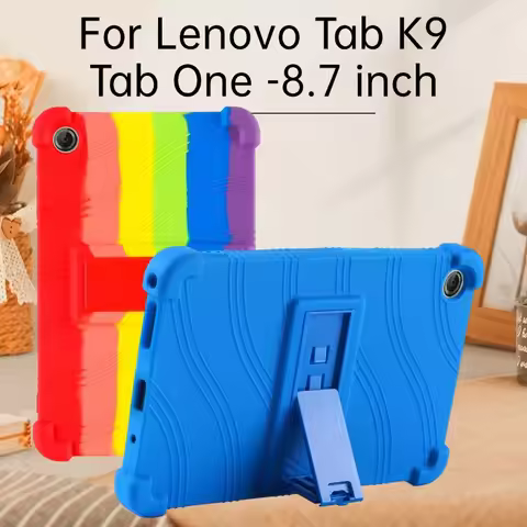 Adjustable Stand Cover for Lenovo Tab K9/Tab One 8.7 inch (TB305FU), Shockproof Protector Case with 
