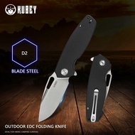 Kubey Tityus Ku322 Strong Camping Folding Knife Stout D2 Blade G10 Sc