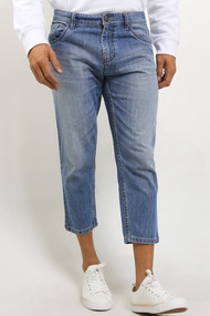 Celana Panjang Jeans Relaxed Crop Pria Cardinal C0006BK17A