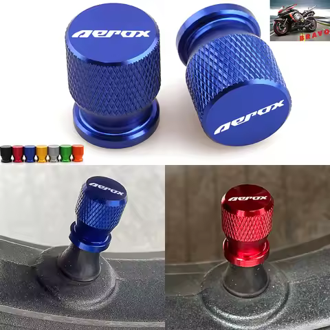 Logo For Yamaha Aerox 155 50 50CC Universal Motorcycle Accessories Wheel Tyre Valve Caps Air Port Ty