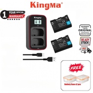KingMa DSLR Camera Battery LP-E6NH LP-E6 LCD Dual Charger Set for Canon 5D MKIV 5D MKIII EOS R R5 R6