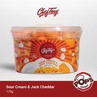 Chef Tony's Popcorn Sour Cream & Jack Cheddar 170g Small